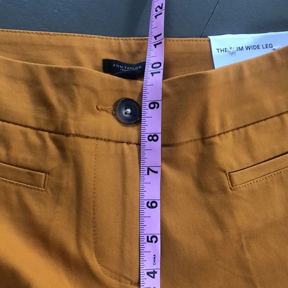 Ann Taylor Slim Wide Leg High Rise Pants - Picture 9 of 12